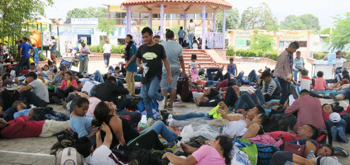 [COMUNICADO] Actualización de monitoreo: El INM y Protección Civil crea un campo de refugiados en Mapastepec, pero sin ofrecerles protección. 29 de marzo de 2019
