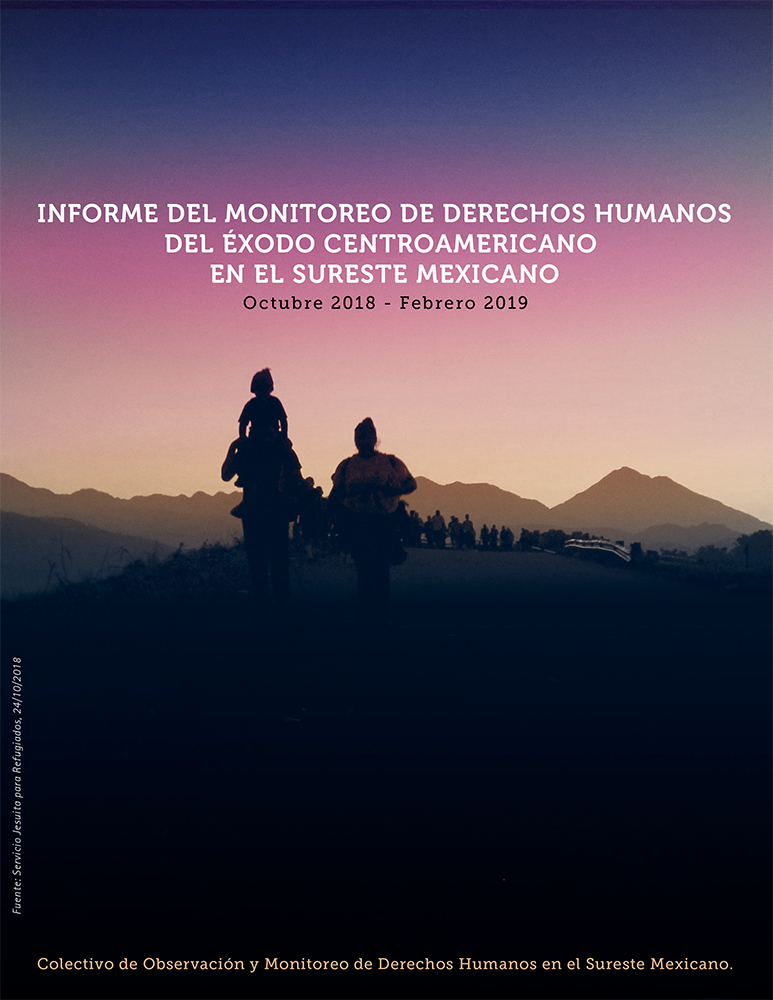 [INFORME] Monitoreo de derechos humanos del Éxodo Centroamericano en el Sureste Mexicano, Octubre 2018-febrero 2019.